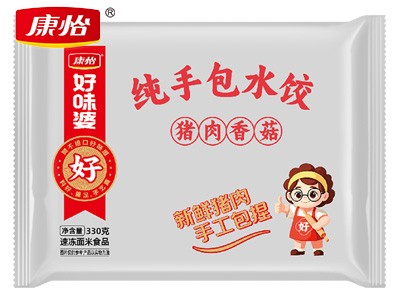 傳統(tǒng)手包水餃豬肉香菇